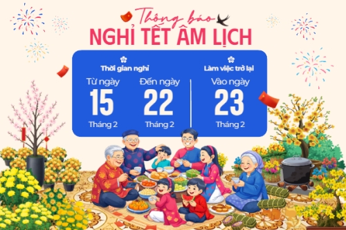 Thông báo nghỉ tết Nguyên Đán