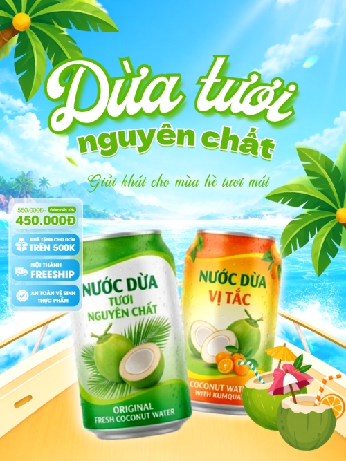 Dừa tươi nguyên chất