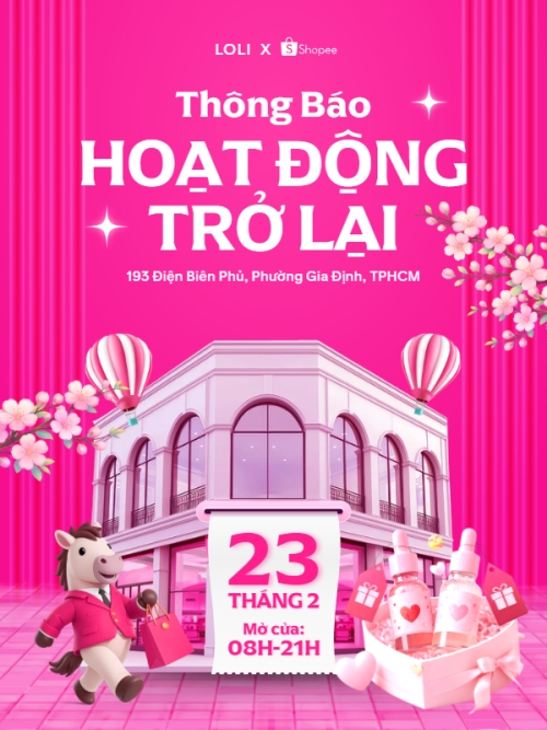 Thông báo hoạt động trở lại
