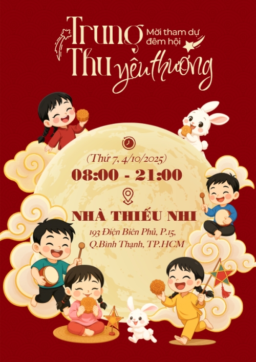 Trung thu, Tết Đoàn Viên, mid-autumn festival, sự kiện, event, dễ thương, cute, chibi, hoạt hình, cartoon