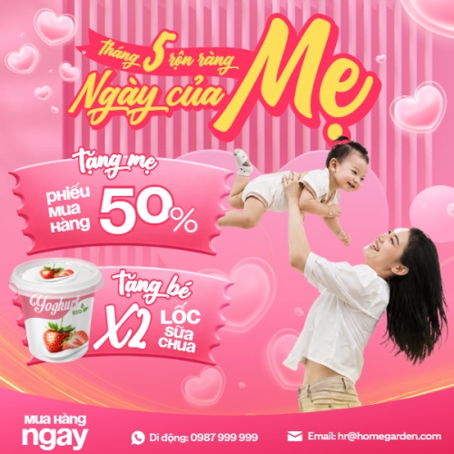 Tháng 5 rộn ràng ngày của Mẹ