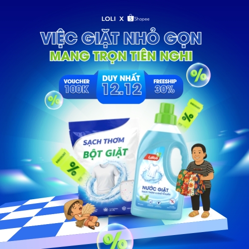 Việc giặt nhỏ gọn mang trọn tiện nghi