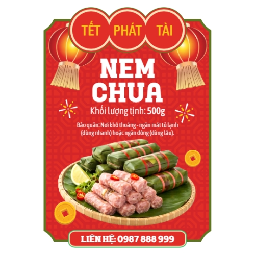 Nem chua ngày tết