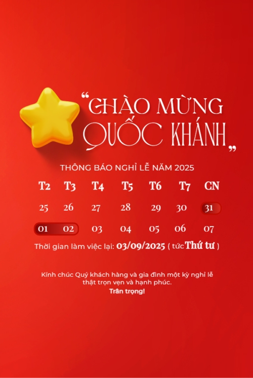 2/9, Quốc Khánh, lễ hội, thông báo, lịch nghỉ, Việt Nam, sự kiện, event, hiện đại, modern