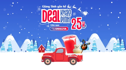 Giáng sinh gần kề deal khao đỉnh