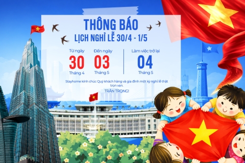 Lịch nghỉ lễ 30.4 -1.5