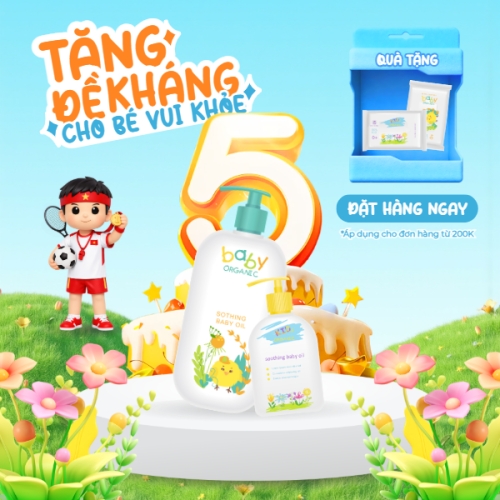 Tăng đề kháng cho bé vui khỏe