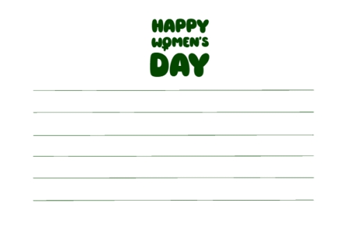 Happy women's day — 2