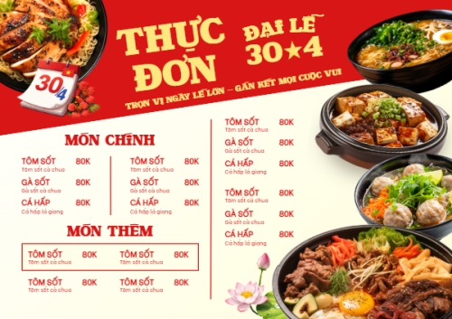 Đón chào Đại Lễ 30/4
