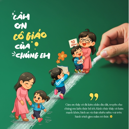 Lời cảm ơn thầy cô