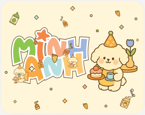 Cún, puppy, dog, chó, cá nhân, personal style, dễ thương, cute, chibi, hoạt hình, cartoon