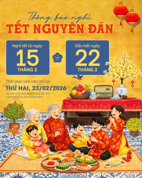 Thông báo nghỉ tết Nguyên Đán