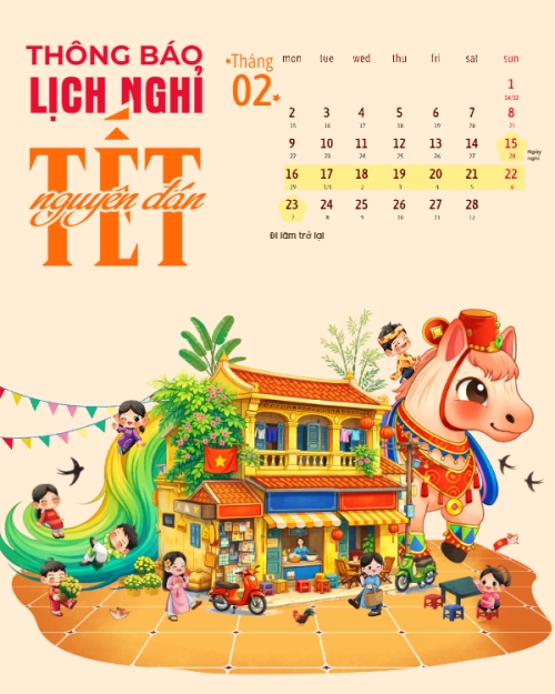 Thông báo nghỉ tết Nguyên Đán
