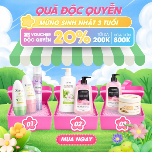 Giảm giá sinh nhật