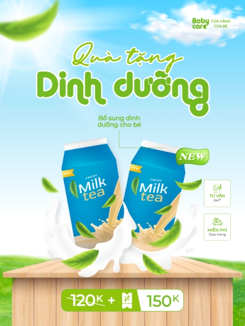 Quốc tế thiếu nhi, 1/6, trẻ em, quảng cáo, giảm giá, ưu đãi, sale, ẩm thực, nước uống