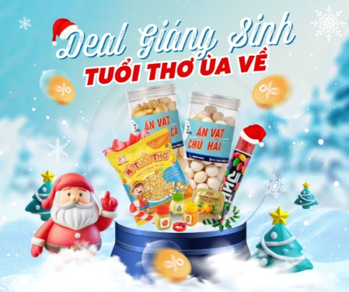 Deal giáng sinh tuổi thơ ùa về