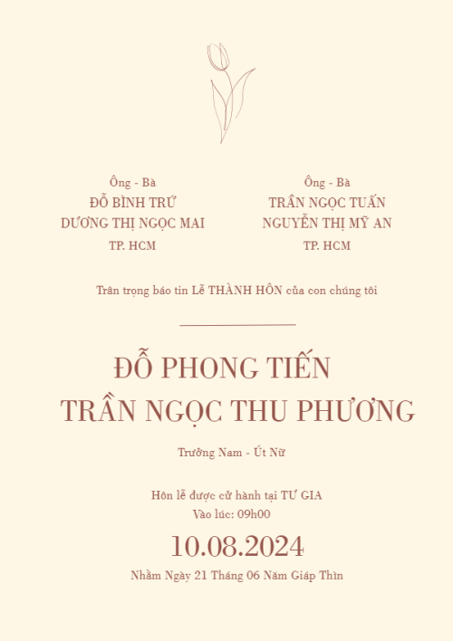 Tulip, hiện đại, sang trọng, modern, đơn giản
