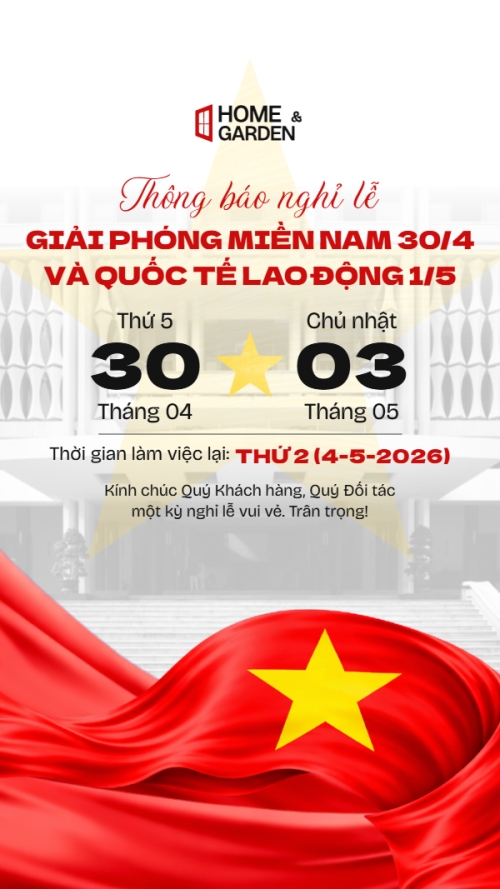Thông báo nghỉ lễ Giải phóng miền Nam 30/4 và Quốc tế Lao động 1/5