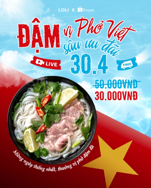 Đậm vị Phở Việt đậm sâu ưu đãi