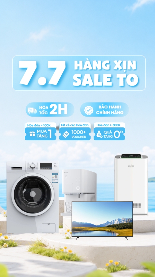 7.7 hàng xịn sale to