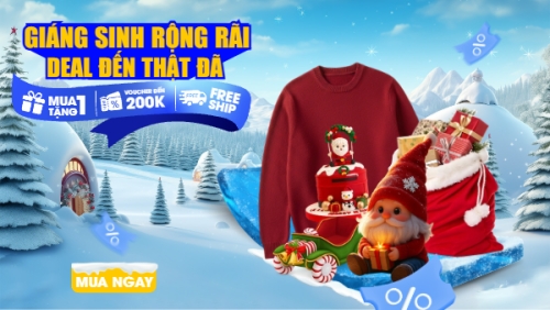 Giáng sinh rộng rãi deal đến thật đã