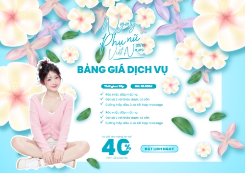 20/10, Ngày phụ nữ Việt Nam, Vietnamese Women's Day, phụ nữ, sự kiện, event, mỹ phẩm, làm đẹp, beauty, hiện đại, modern
