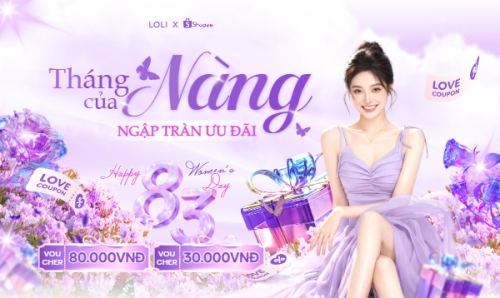 Tháng của nàng ngập tràn ưu đãi