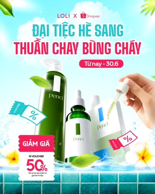 Đại tiệc hè sang thuần chay bùng cháy