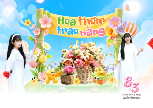 Chúc mừng ngày Quốc tế phụ nữ 8/3