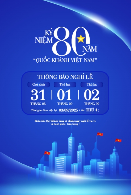2/9, Quốc Khánh, lễ hội, thông báo, lịch nghỉ, Việt Nam, sự kiện, event, hiện đại, modern