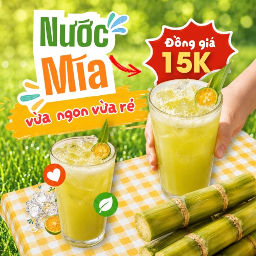 Nước mía ngon mà rẻ