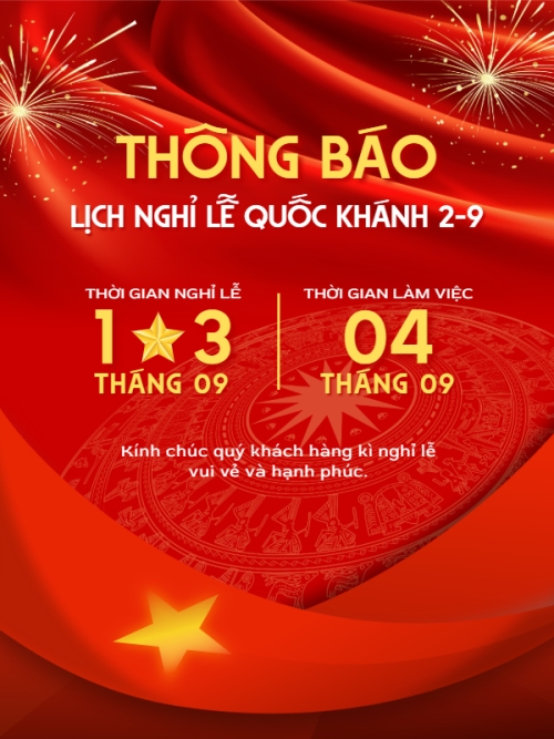 2/9, Quốc Khánh, lễ hội, thông báo, lịch nghỉ, Việt Nam, sự kiện, event, hiện đại, morden