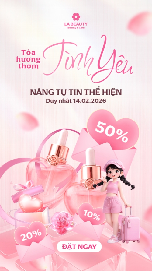 Tỏa hương thơm tình yêu nàng tự tin thể hiện