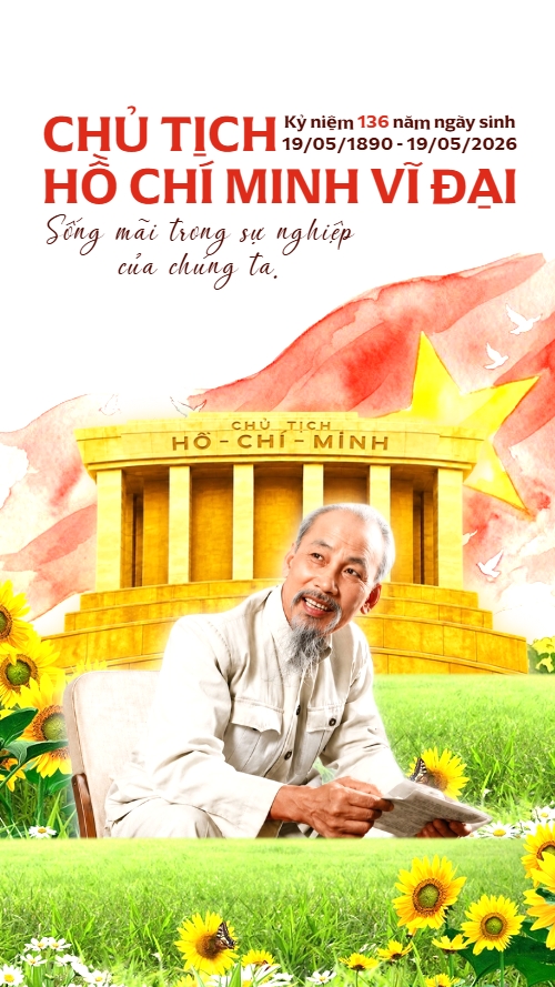 Kỷ niệm 136 năm ngày sinh Chủ tịch Hồ Chí Minh