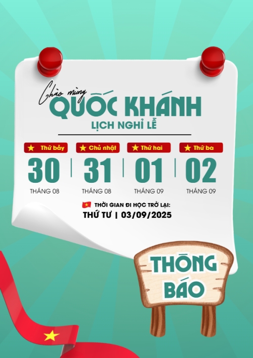2/9, Quốc Khánh, lễ hội, thông báo, lịch nghỉ, Việt Nam, sự kiện, event, hiện đại, modern