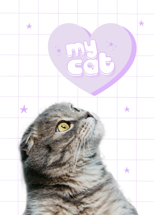 Dễ thương, cute, cat, mèo, cá nhân, nhân vật, personal style, signature	 — 1