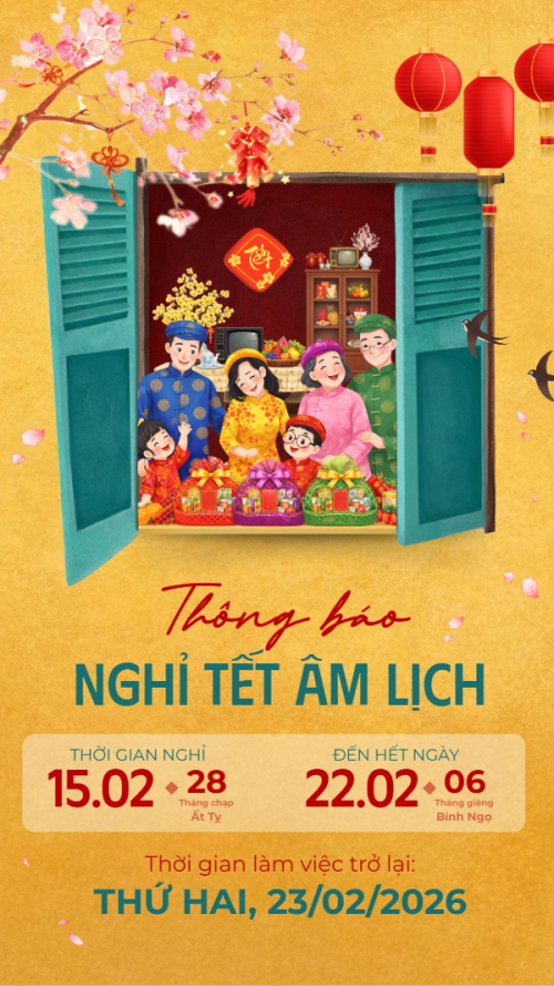 Thông báo nghỉ tết Nguyên Đán