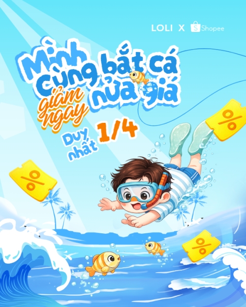 Mình cùng bắt cá giảm ngay nửa giá
