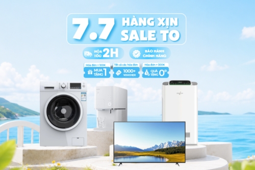 7.7 hàng xịn sale to