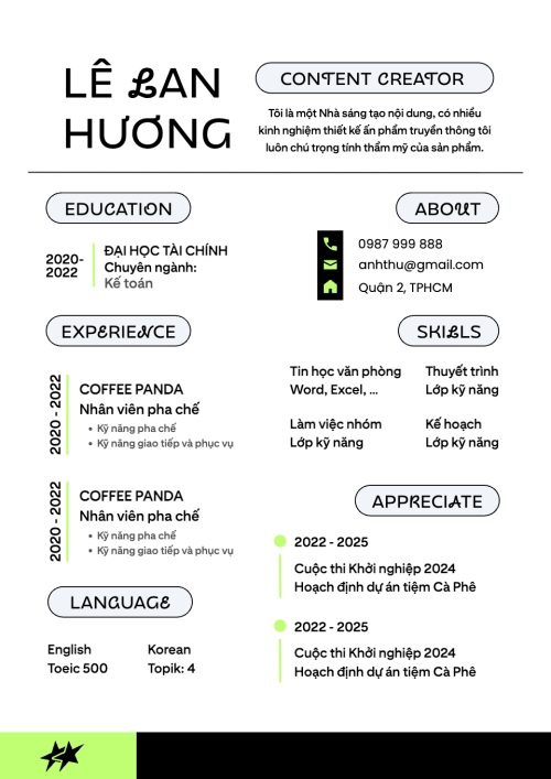 Hồ sơ xin việc — 3