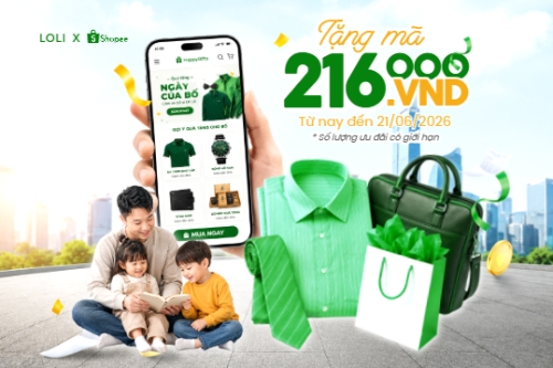 Tặng mã mừng ngày của cha 21.6
