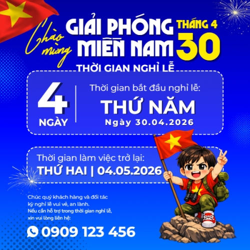Lịch nghỉ lễ 30/4-1/5