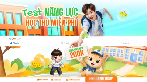 Test năng lực học thử miễn phí