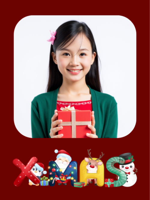 Giáng sinh, Christmas, Noel, 25/12, dễ thương, cute, chibi, hoạt hình, cartoon