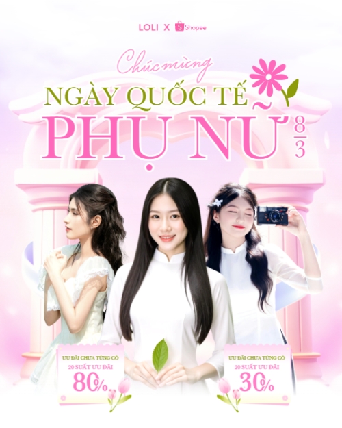 Chúc mừng ngày Quốc tế phụ nữ 8/3