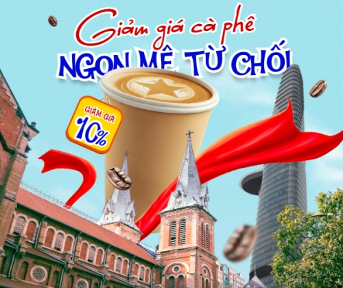 Giảm giá cà phê ngon mê từ chối
