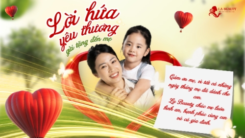 Lời hứa yêu thương gửi tặng đến mẹ