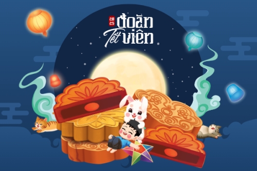 Trung thu, Tết Đoàn Viên, mid-autumn festival, sự kiện, event, dễ thương, cute, chibi, hoạt hình, cartoon