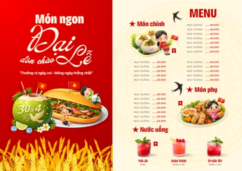 Món ngon chào đón Đại Lễ 30/4