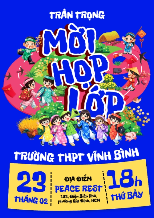 Thư mời họp lớp